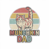 Sticker Conception de chemise vectorielle pour papa Munchk (Devant)