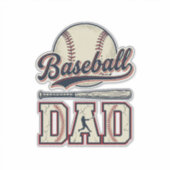 Sticker Conception de chemise vectorielle Vintage Baseball (Devant)