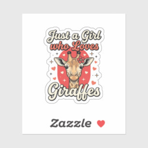 Sticker Conception de chemise vintage pour fille amoureuse