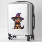 Sticker Conception de costume mignon de personnage de chie (Sur valise)