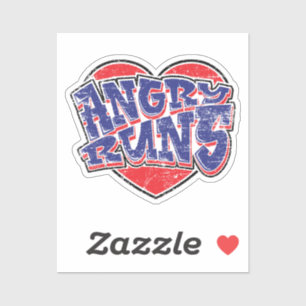 Sticker Conception de fans de courses en colère v2