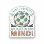 Sticker Conception de football drôle (Recto)
