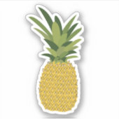 Sticker Conception de fruits tropicaux ananas (Devant)