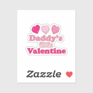 Sticker Conception de la Saint-Valentin pour papa avec des
