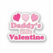 Sticker Conception de la Saint-Valentin pour papa avec des (Recto)