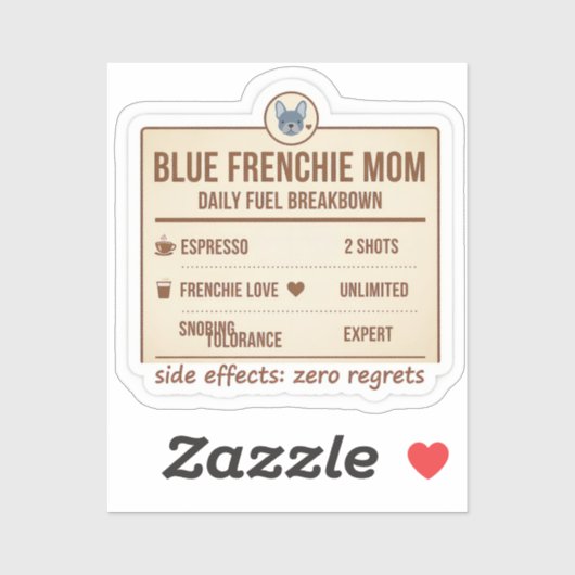 Sticker Conception de la ventilation quotidienne de maman  (Feuille)