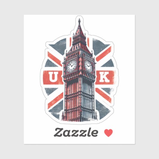 Sticker Conception de l'autocollant London City Travel (Feuille)