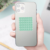Sticker Conception de luxe artisanale émeraude (Téléphone)