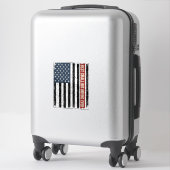 Sticker Conception de maillot de drapeau de chauffeur de b (Sur valise)