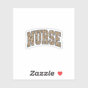 Sticker Conception de maillot universitaire d'infirmière l