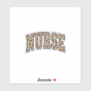 Sticker Conception de maillot universitaire d'infirmière l