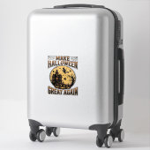 Sticker Conception de maison hantée Halloween Vintage Grea (Sur valise)