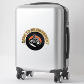 Sticker Conception de moto audacieuse (Sur valise)