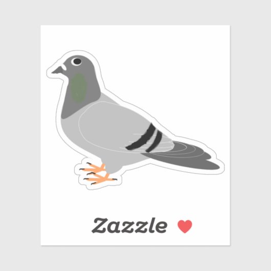 Sticker Conception de pigeon (Feuille)