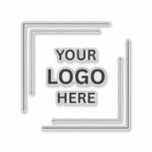 Sticker Conception de signalisation de marque professionne (Devant)