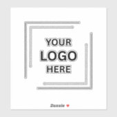 Sticker Conception de signalisation de marque professionne (Feuille)