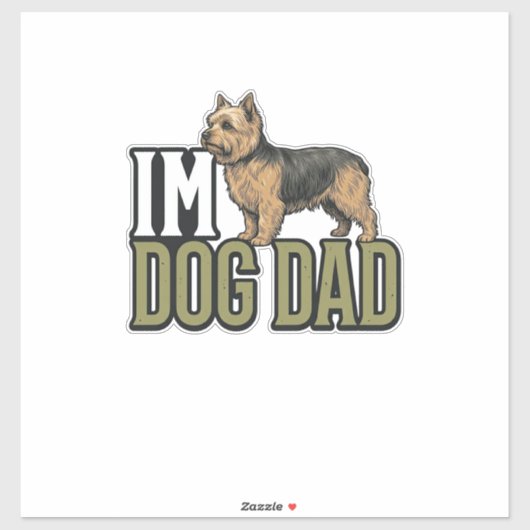 Sticker Conception de t-shirt avec gravure de terrier pour (Feuille)