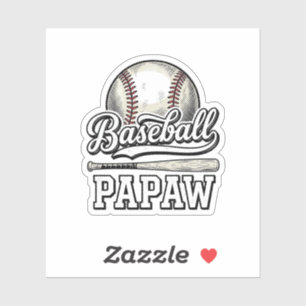 Sticker Conception de t-shirt avec gravure vintage Papaw B