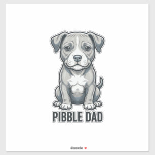 Sticker Conception de t-shirt de chien de gravure vintage