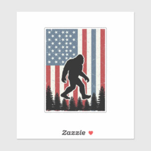 Sticker Conception de t-shirt vectoriel vintage Bigfoot Dr