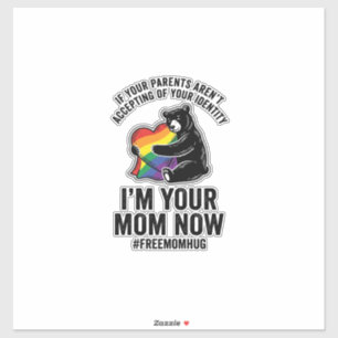 Sticker Conception de T-Shirt vintage Fière Ourse Maman Gr