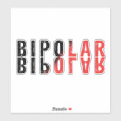 Sticker Conception de texte bipolaire (Feuille)