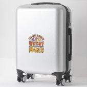 Sticker Conception de typographie Halloween magique ensorc (Sur valise)