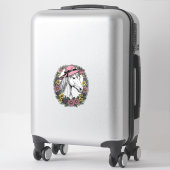 Sticker Conception de vecteur d'art de portrait de cheval  (Sur valise)