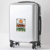 Sticker Conception de vecteur de citation de Hocus Pocus H (Sur valise)