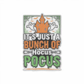 Sticker Conception de vecteur de citation de Hocus Pocus H (Devant)