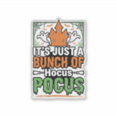Sticker Conception de vecteur de citation Hocus Pocus Hall (Devant)