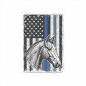 Sticker Conception de vecteur de drapeau de cheval de lign (Devant)