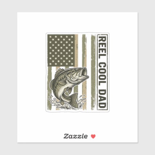 Sticker Conception de vecteur de drapeau de pêche à la bas (Feuille)
