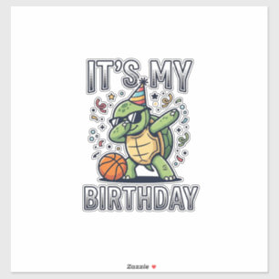 Sticker Conception de vecteur de fête d'anniversaire de ba