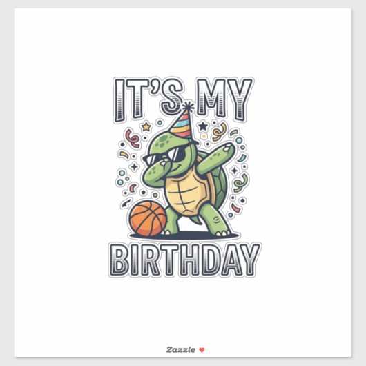 Sticker Conception de vecteur de fête d'anniversaire de ba (Feuille)
