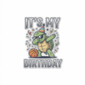 Sticker Conception de vecteur de fête d'anniversaire de ba (Devant)