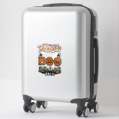 Sticker Conception de vecteur effrayant mignon de petit Bo (Sur valise)