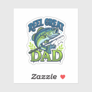 Sticker Conception de vecteur vintage de pêche à la basse