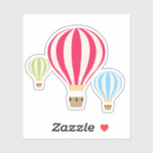 Sticker Conception des ballons à air chaud (Feuille)