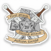 Sticker Conception des dés de combat (Recto)