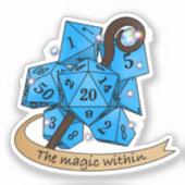 Sticker Conception des dés de sorcier (Recto)