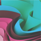 Sticker Conception des mouvements de flux de rave (Devant)