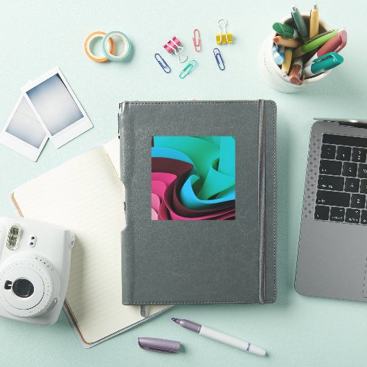 Sticker Conception des mouvements de flux de rave (Couverture iPad)