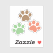 Sticker Conception des pattes (Feuille)