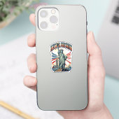 Sticker Conception d'esprit libre nation libre (Téléphone)