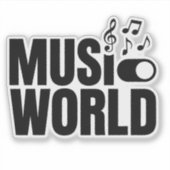 Sticker Conception du commutateur World Off (Devant)