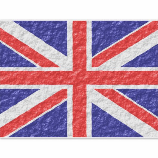 Sticker Conception du drapeau Union Jack (Devant)