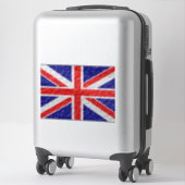 Sticker Conception du drapeau Union Jack (Sur valise)