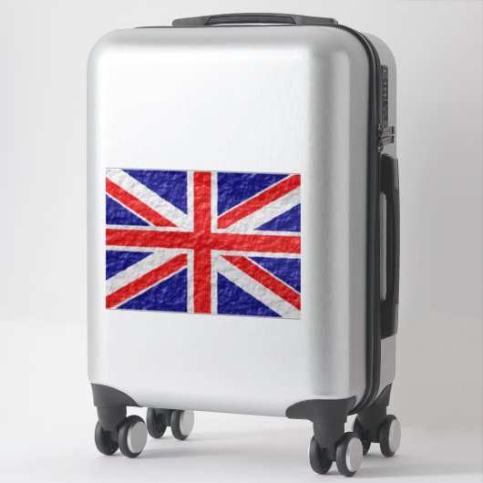 Sticker Conception du drapeau Union Jack (Sur valise)