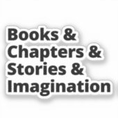 Sticker Conception du livre (Recto)